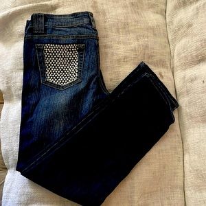 Jeans with stones